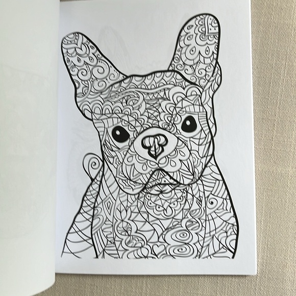New Colorama Delightful Dogs Coloring Book - Picture 4 of 4